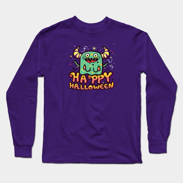 Happy halloween Long Sleeve T-Shirt by Tiberiuss